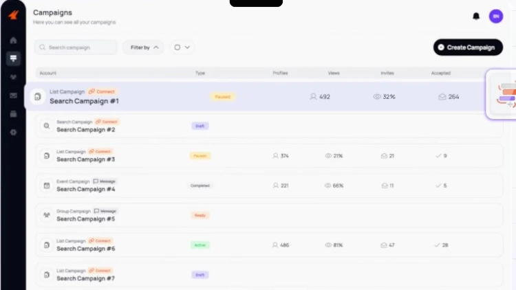 Aimfox - Best Linkedin Automation Tools for Lead Generation